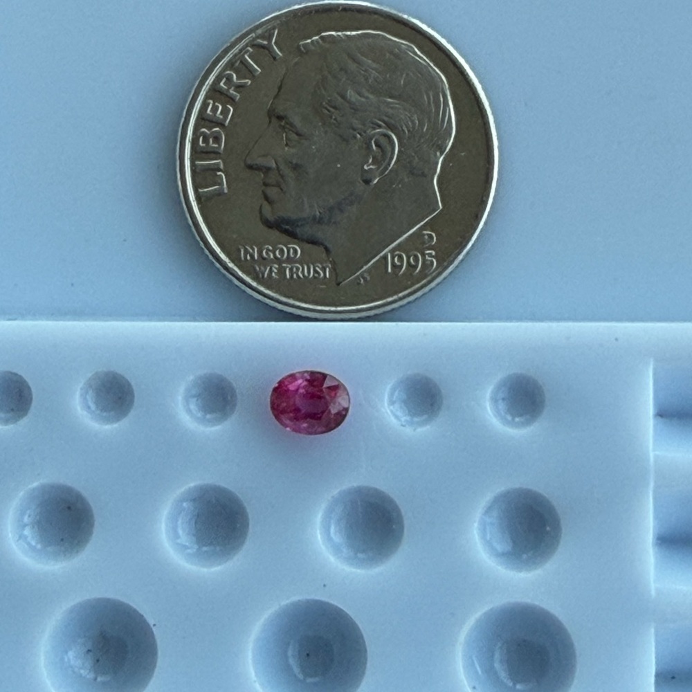 Oval Ruby Loose Gemstone .34 carats